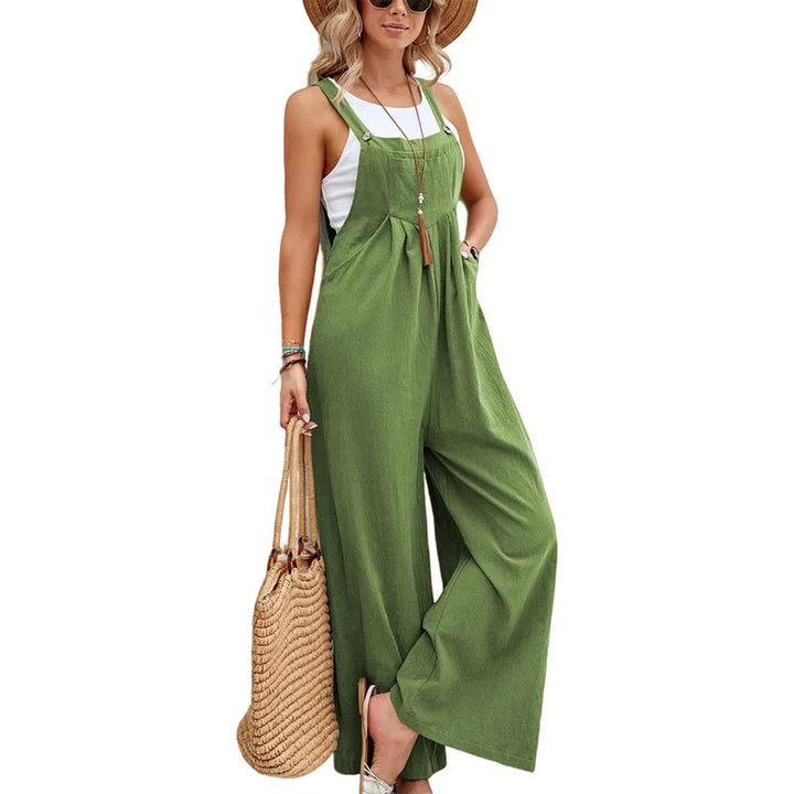 Lune London | Sleeveless Overalls Casual Jumpsuit