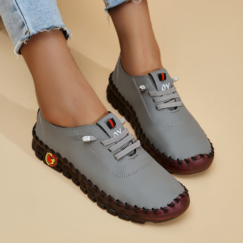 Amarae | Comfortable Leather Shoes with Round Toe
