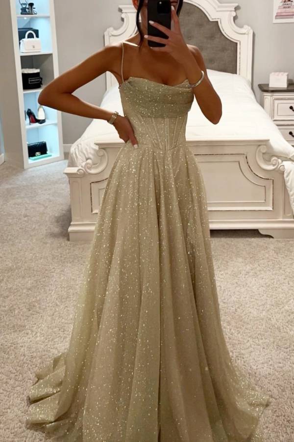 Lune London | Glitter Ball Gown with Lacing