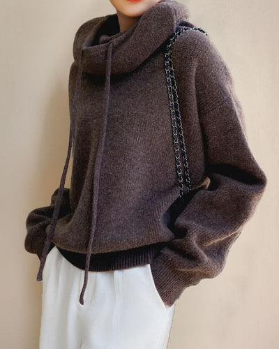 Amarae | Merino Wool Troll Neck Sweater