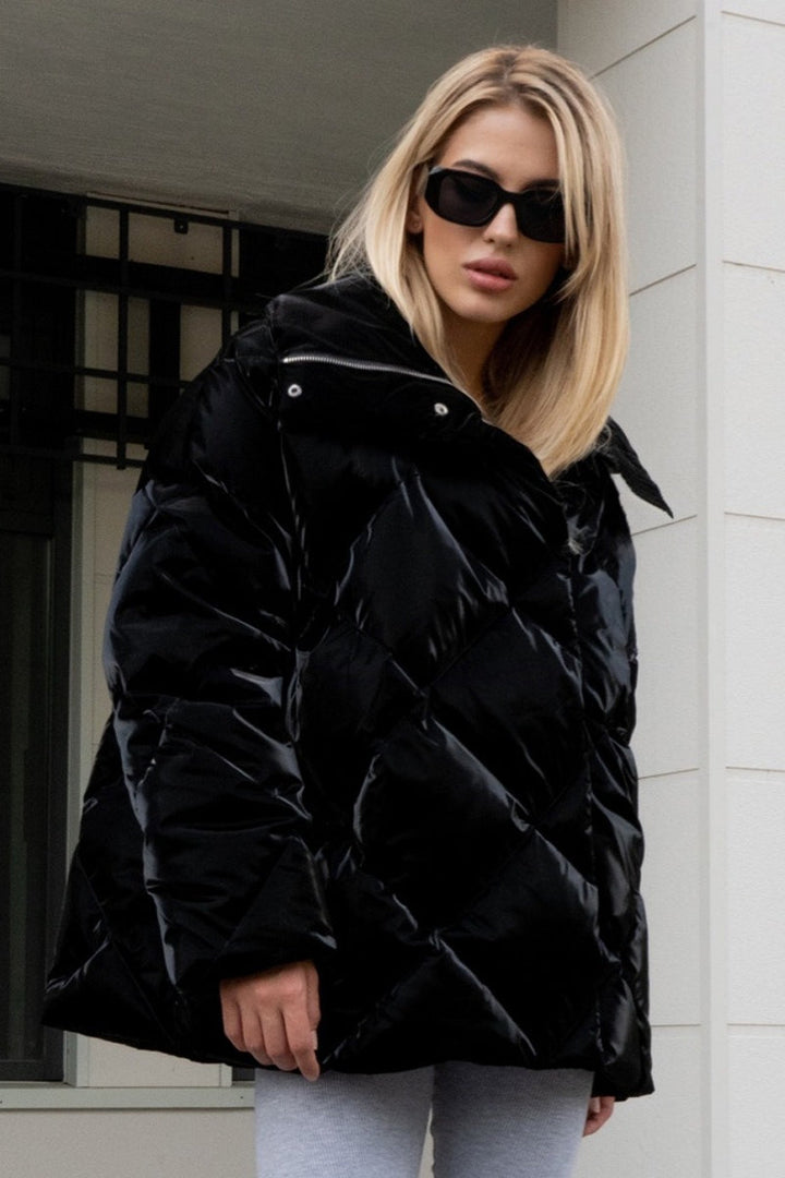 Amarae | Fit quilted cotton jacket