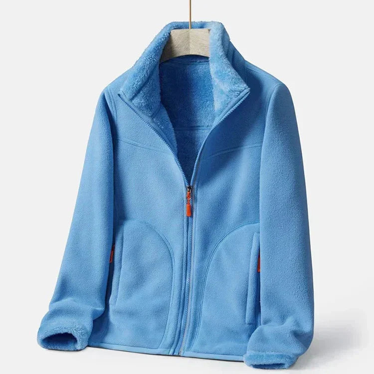 Lune London | Women's Double-Breasted Fleece Jacket