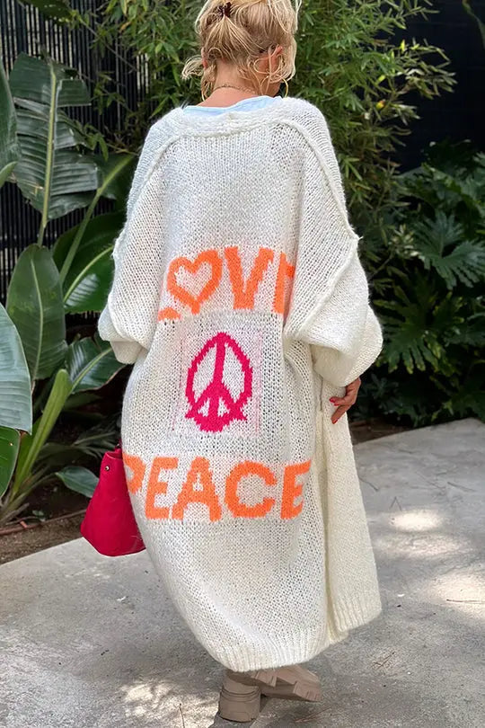 Lune London | Love & Peace Cardigan