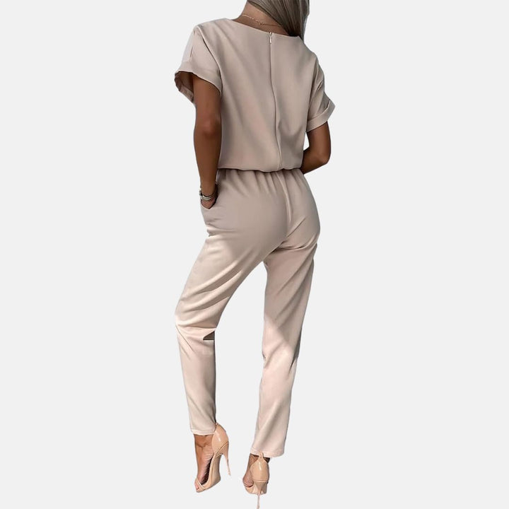 Lune London | Elegant, Festive Short Sleeve Women's Jumpsuit for Summer