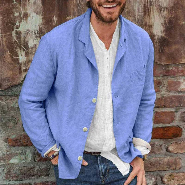 Lune London | - Lightweight cotton blazer for men: Comfort and style