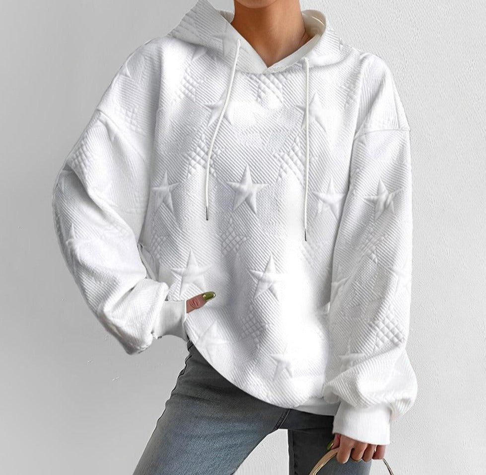 Amarae | Plain white long sleeve sweatshirt