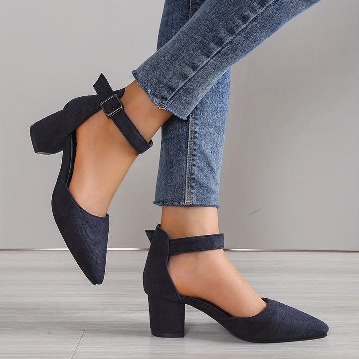 Lune London | Women's Sandals with Block Heel Lace-Up with Ankle Strap Elegant