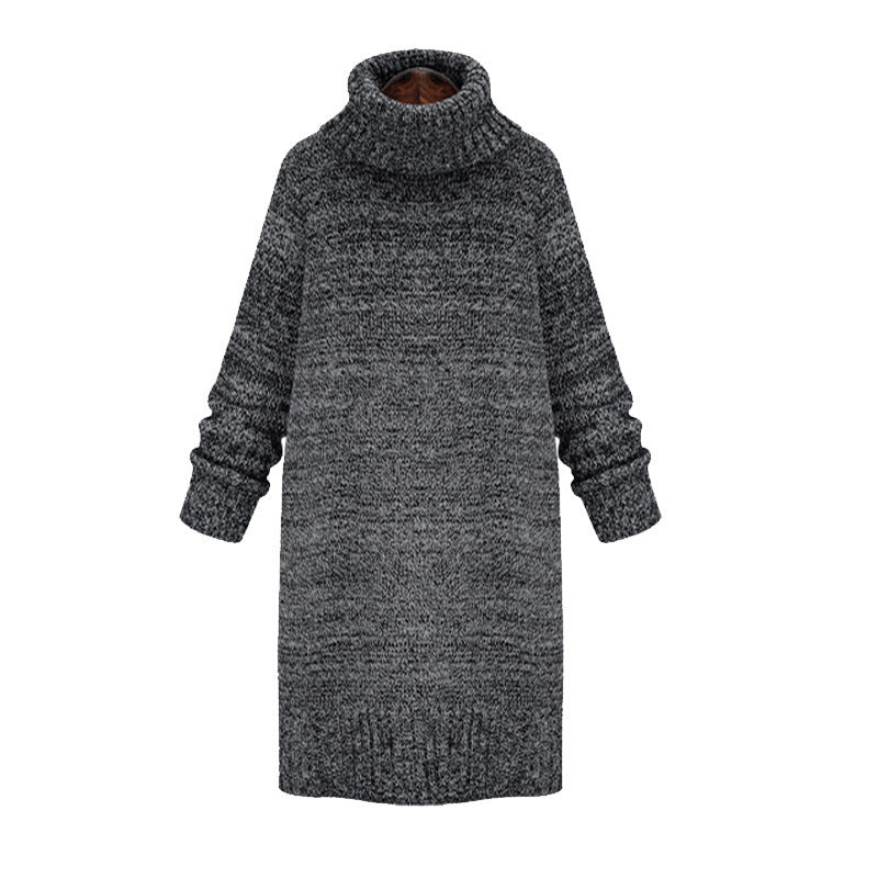 Knit dress women with high collar and casual fit Lune London