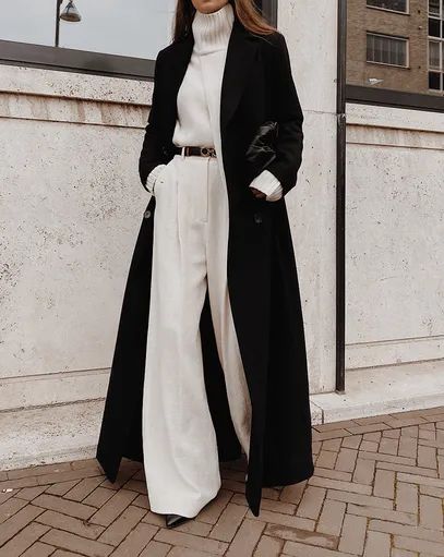 Amarae | Black Casual Winter Coat