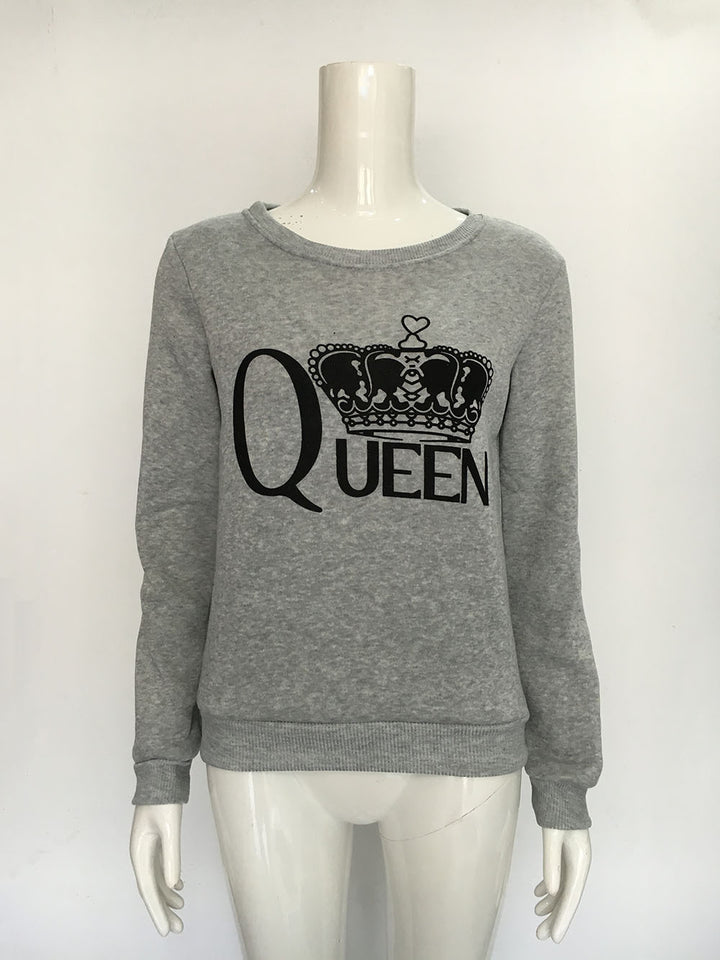 Sweat-shirt pour femmes avec impression royale Chic & Stil