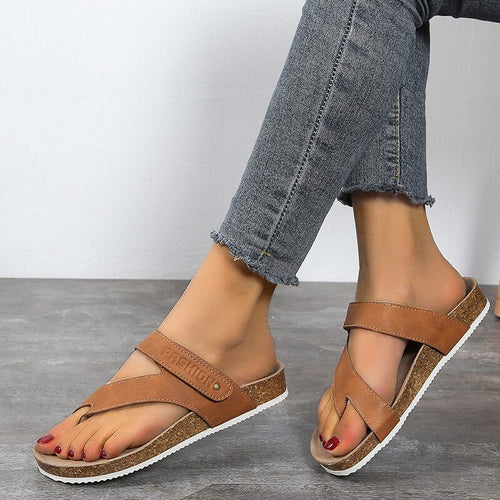 Amarae | Orthopedic sandals with open toe and cork sole
