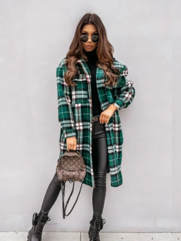 Lune London | long check coat