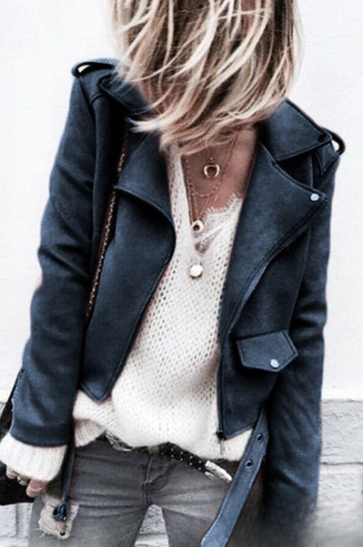 Amarae | Elegant leisure jacket with patchwork elements
