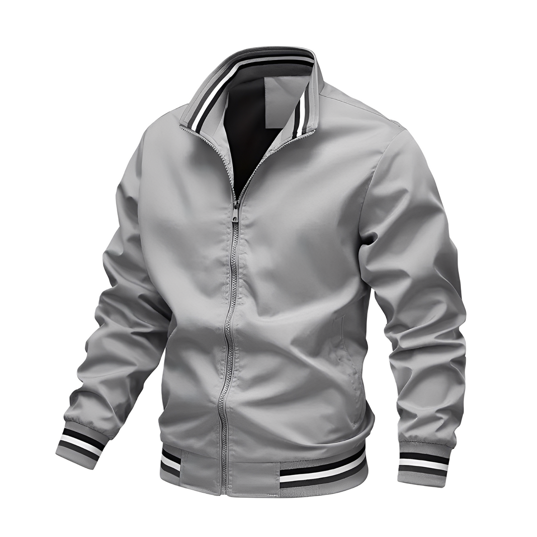 Lune London | Casual Bomber Jacket with Stripes for Men