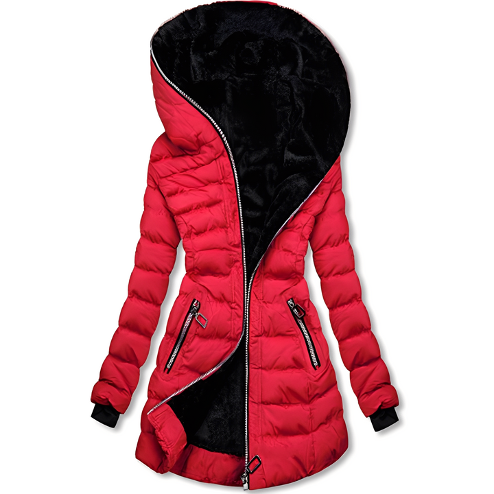 Amarae | Modern Winter Jacket with Hood for Women