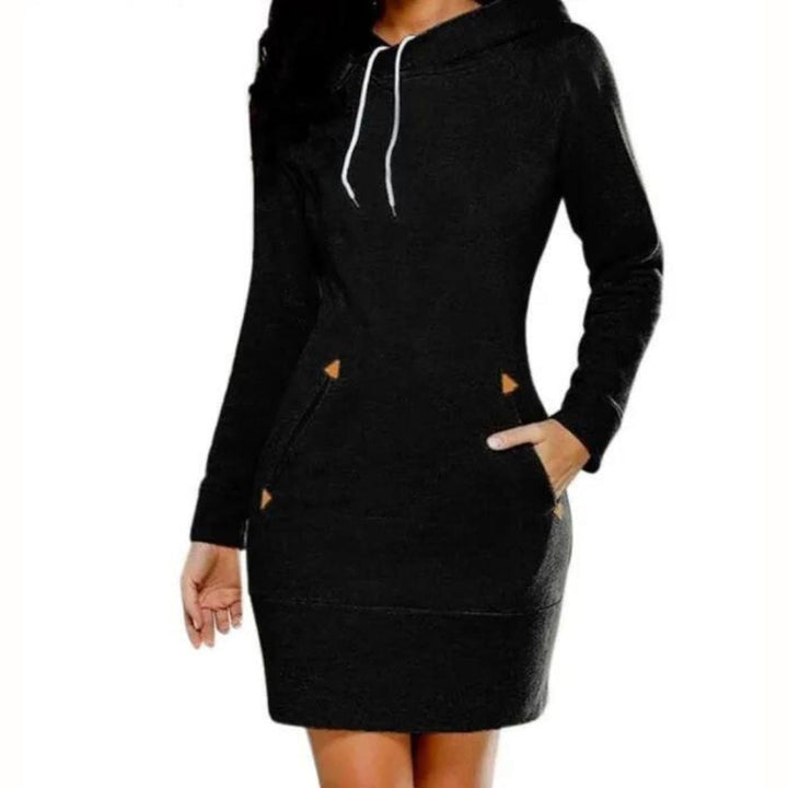 Amarae | Casual hoodie sweat dress with pockets