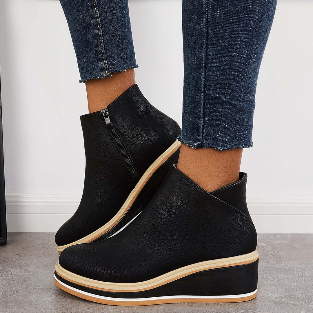 Lune London | Ankle Boot with Side Zipper