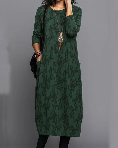 Amarae | Long sleeve shift dress