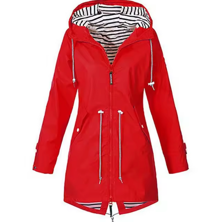 Waterproof coat with hood