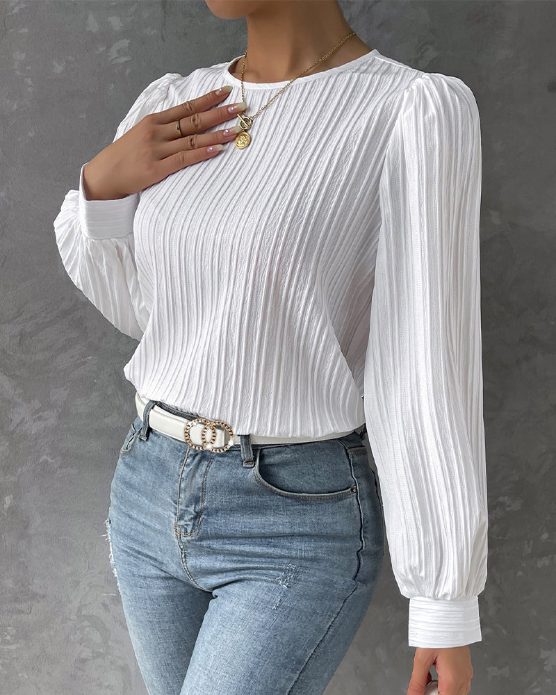 Lune London | Elegant Shirt with Round Neckline