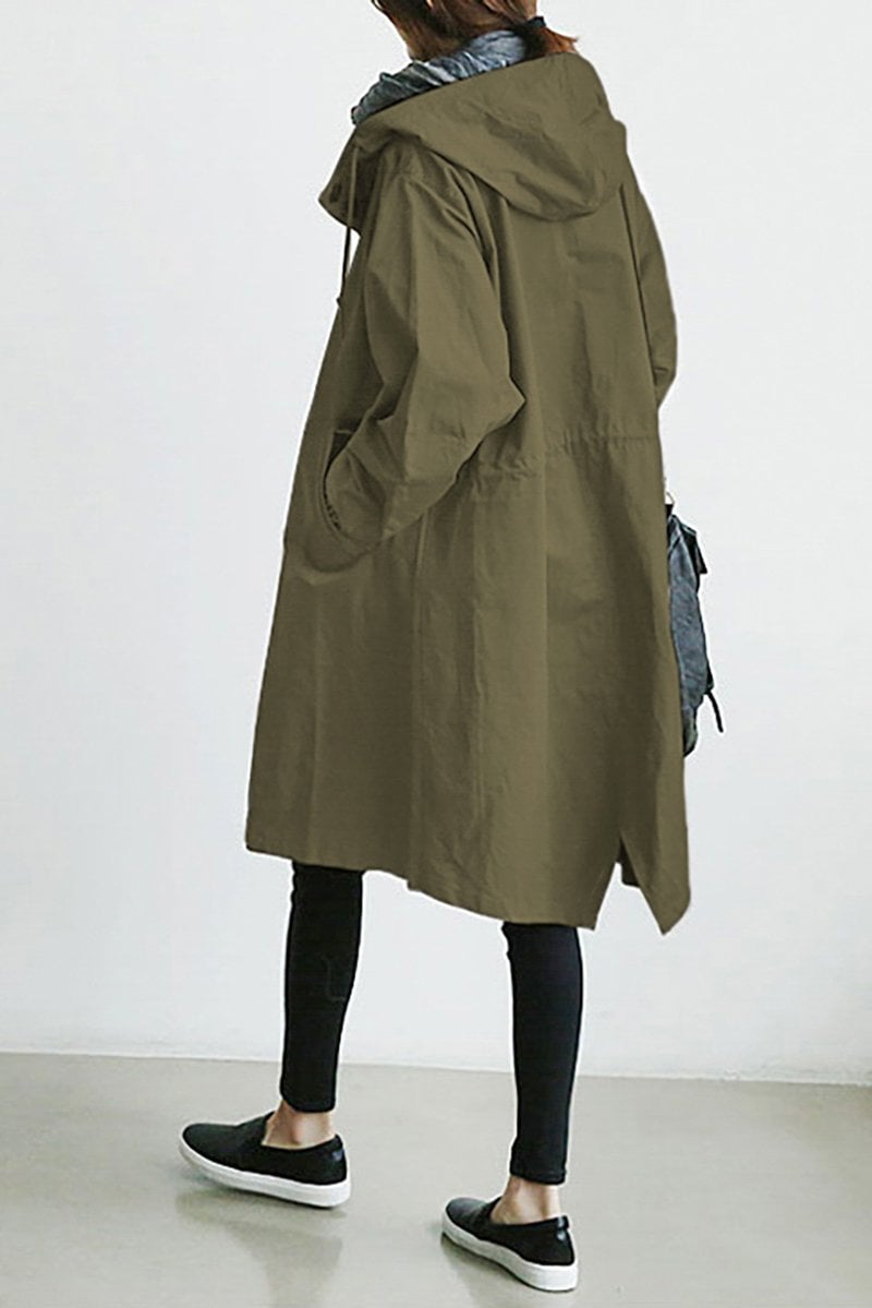 Lune London | Women's Long Jacket with Hood