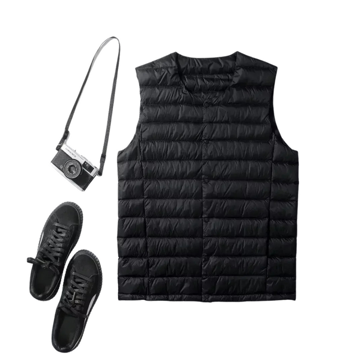 Amarae | Ultralight and warm sleeveless down vest for men - Autumn/Winter