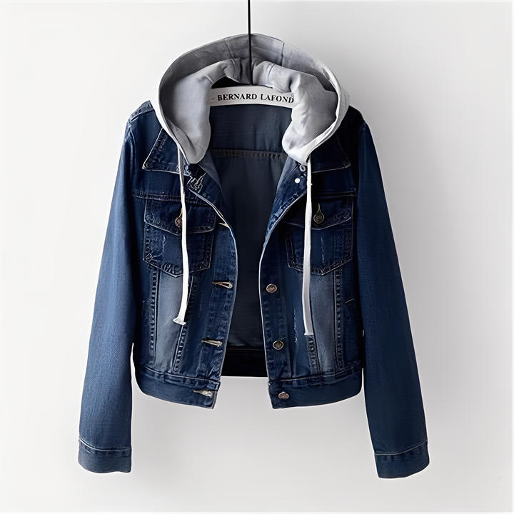 Lune London | Stylish Denim Jacket with Hood for Women