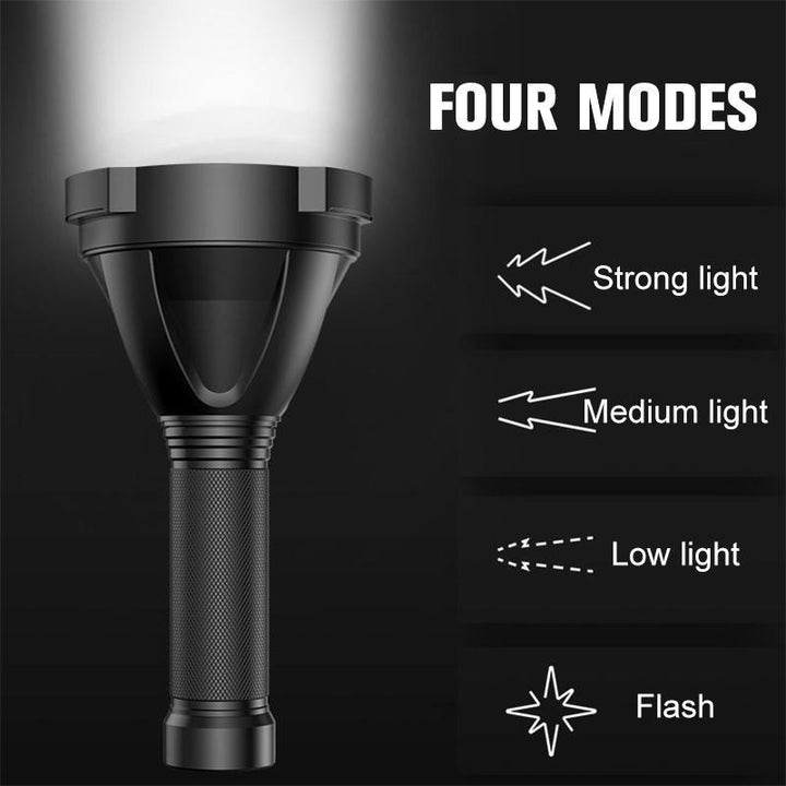 Lune London | High power LED flashlight 30000-5000 Lumens, waterproof