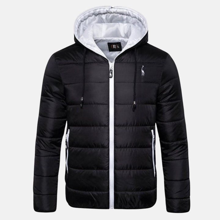Amarae | Down jacket - regular fit - hood with drawstring - water-repellent - zipper closure