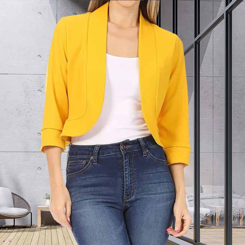 Lune London | Solid short blazer