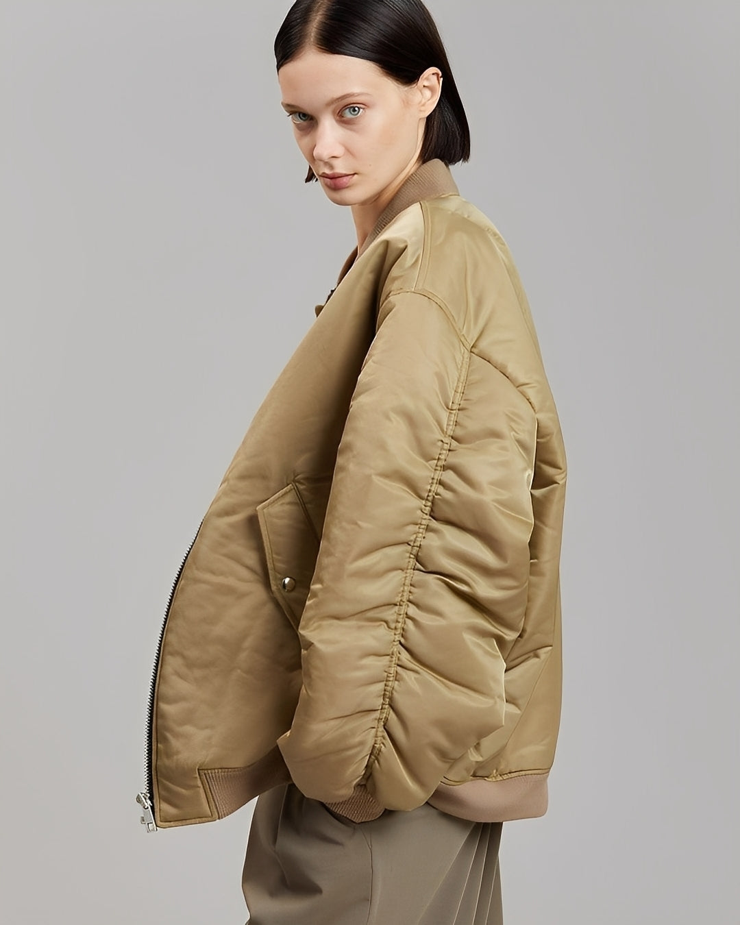 Amarae | Casual Oversized Bomber Jacket for Women