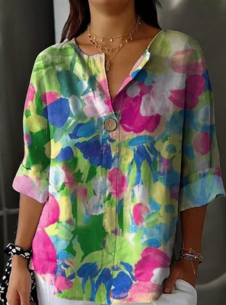 Amarae | Elegant Flower Blouse