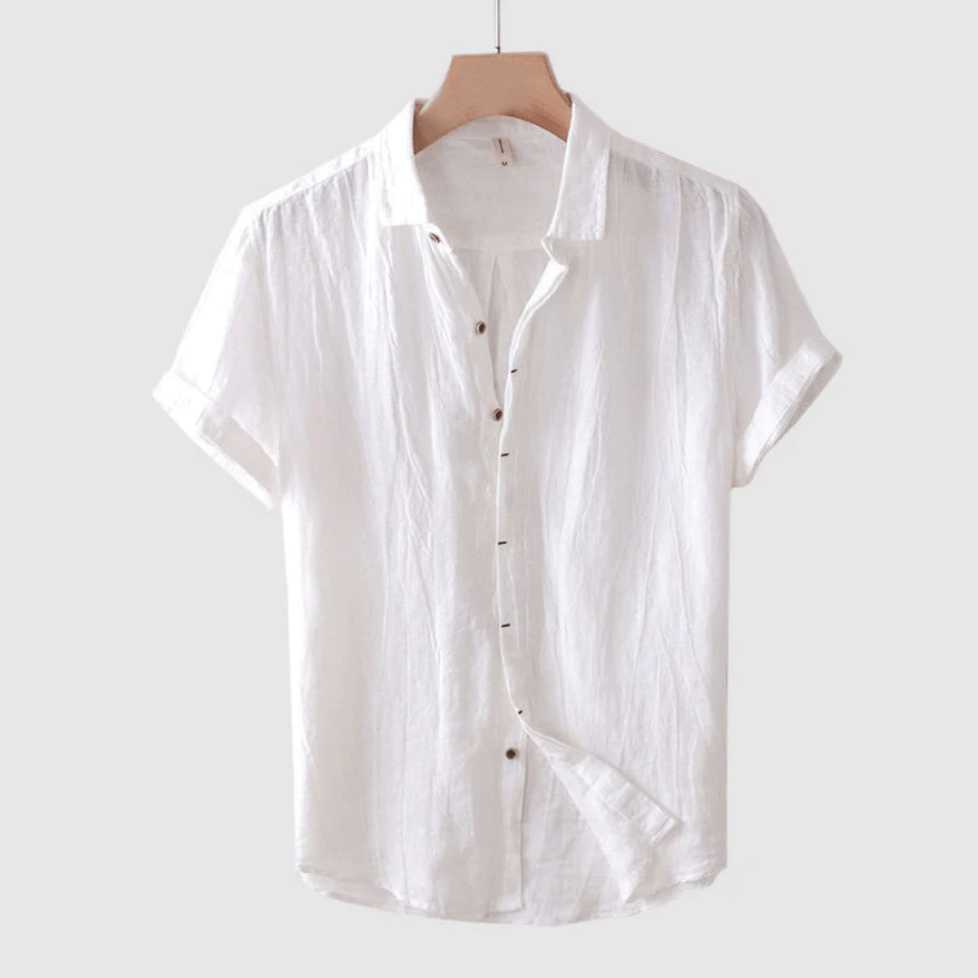 Amarae | Short Sleeve Linen Shirt