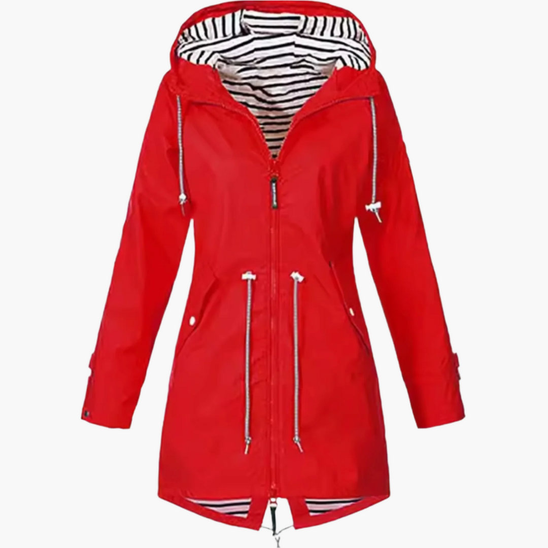 Lune London | Windproof Outdoor Rain Jacket with Hood - Waterproof Transition Jacket for Leisure and Travel