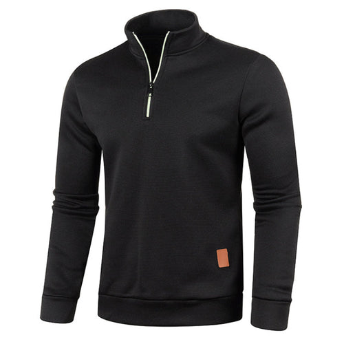 Amarae | Sweater - Warmer knitted sweater with polo collar