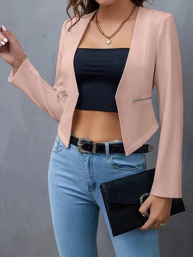 Amarae | Blazer with zipper pockets