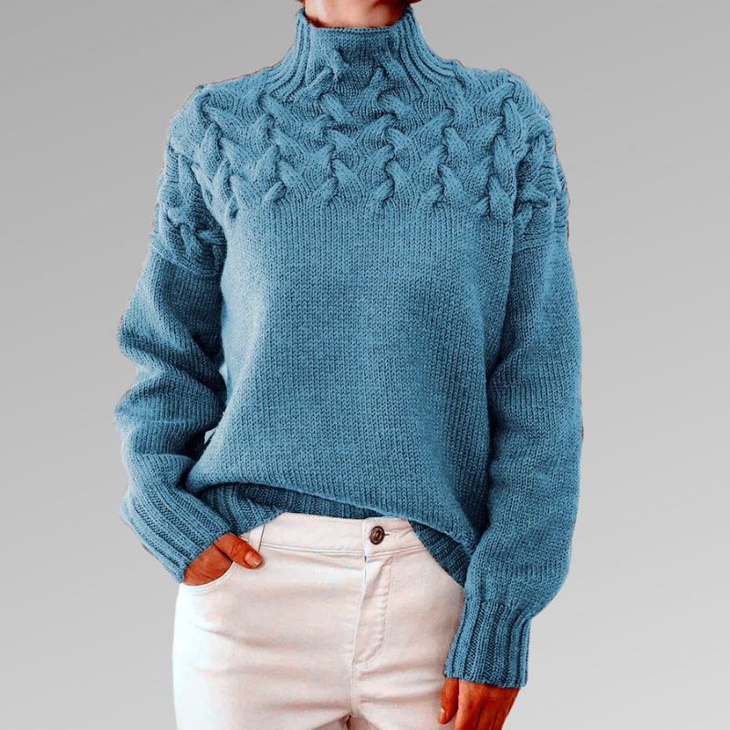 Lune London | Elegant twisted knit sweater