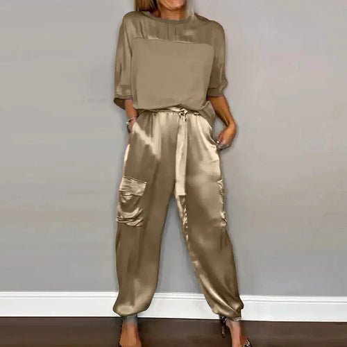Amarae | Satin Two-Piece