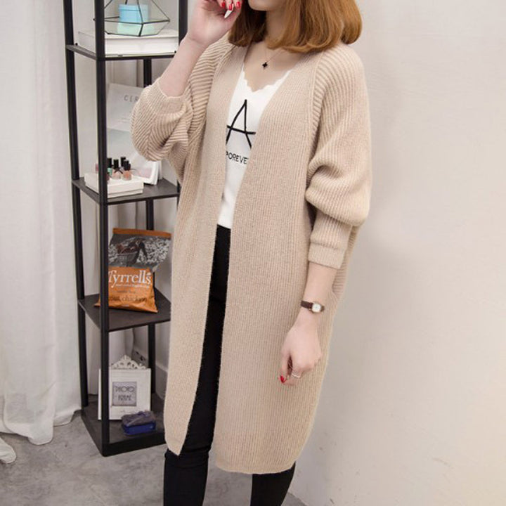 Cardigan tricoté décontracté pour femmes avec devant ouvert et poches profondes Chic & Stil