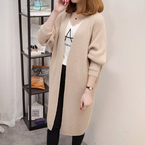 Cardigan tricoté décontracté pour femmes avec devant ouvert et poches profondes Chic & Stil