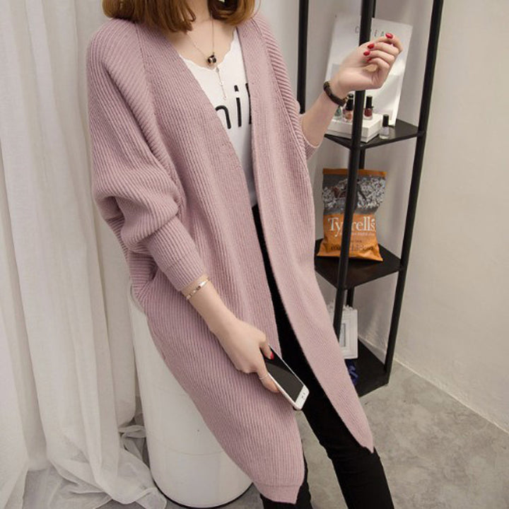 Cardigan décontracté pour femmes avec un décolleté en V profond et un design ample Chic & Stil