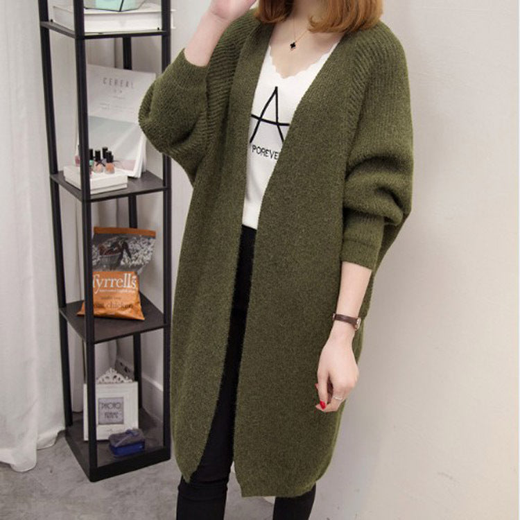 Cardigan décontracté pour femmes avec un décolleté en V profond et un design ample Chic & Stil