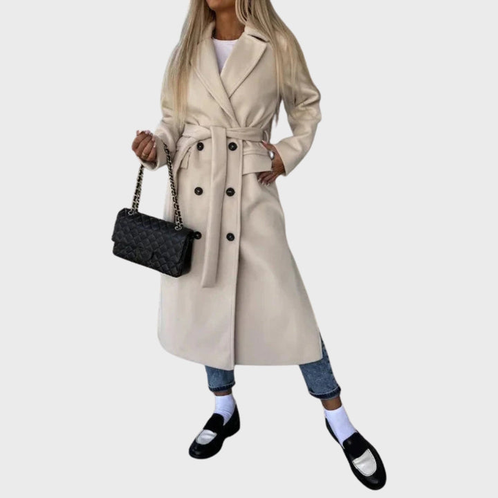 Lune London | Elegant Warmer Longer Double-Breasted Winter Coat