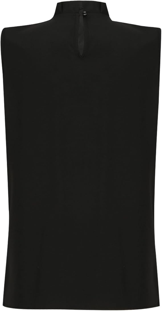 Lune London | Black Pleated Top with Split Sleeves