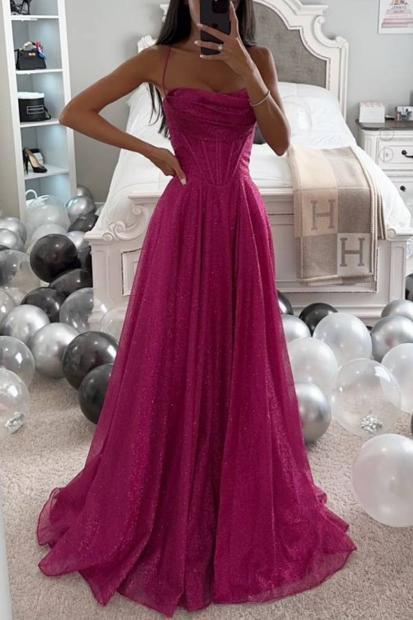 Lune London | Glitter Ball Gown with Lacing