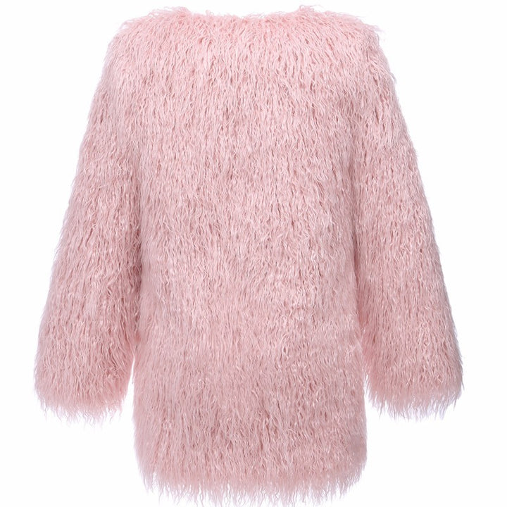 Women Overcoat Faux Fur Amarae