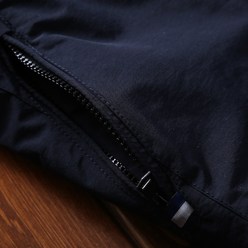 Veste de plein air pour hommes déperlant avec zone de capuche ajustable Lune London