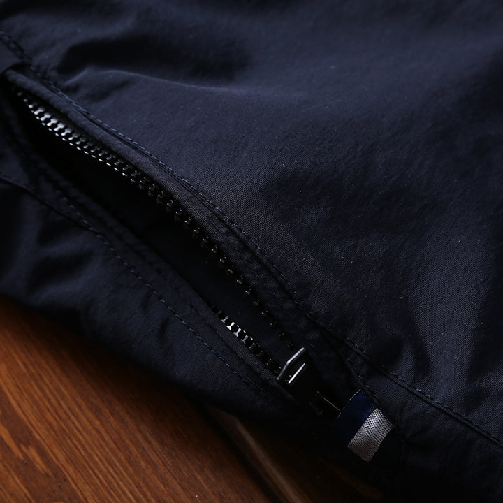 Veste de plein air pour hommes déperlant avec zone de capuche ajustable Lune London