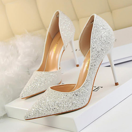 Amarae | Elegant Glittering Stiletto Heels