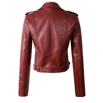 Chic Und Stil | Elegant Premium Leather Jacket for Women Luxury and Style